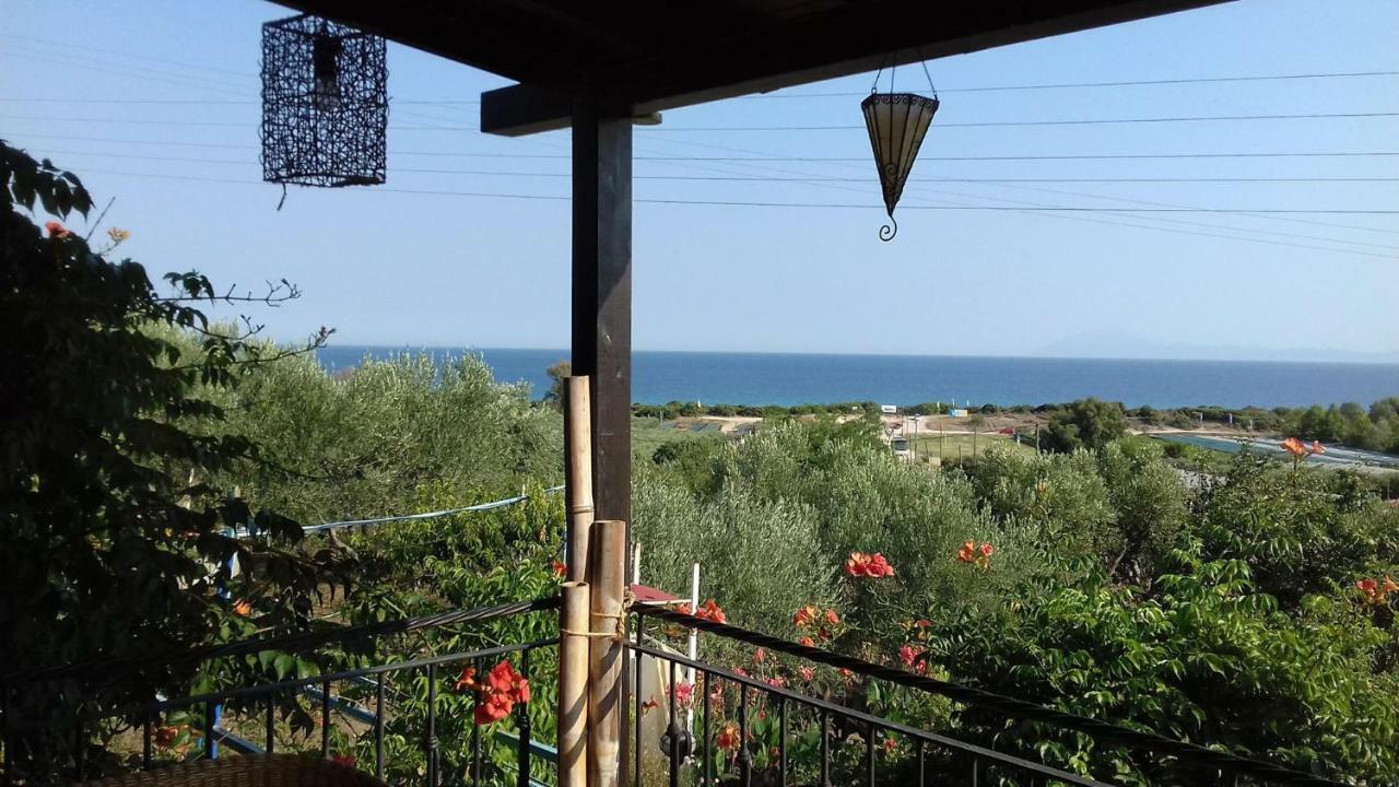 Ammolofoi Villa Maria Sea View Néa Péramos المظهر الخارجي الصورة